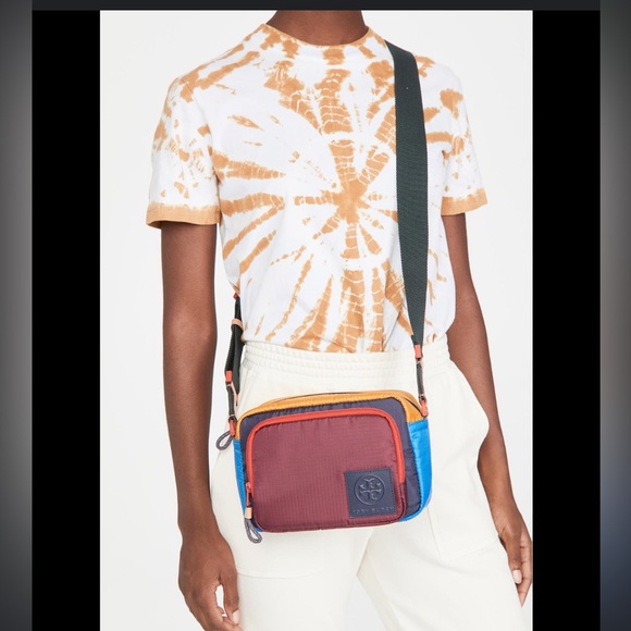 Tory Burch ripstop nylon colorblock crossbody - Picture 5 of 11